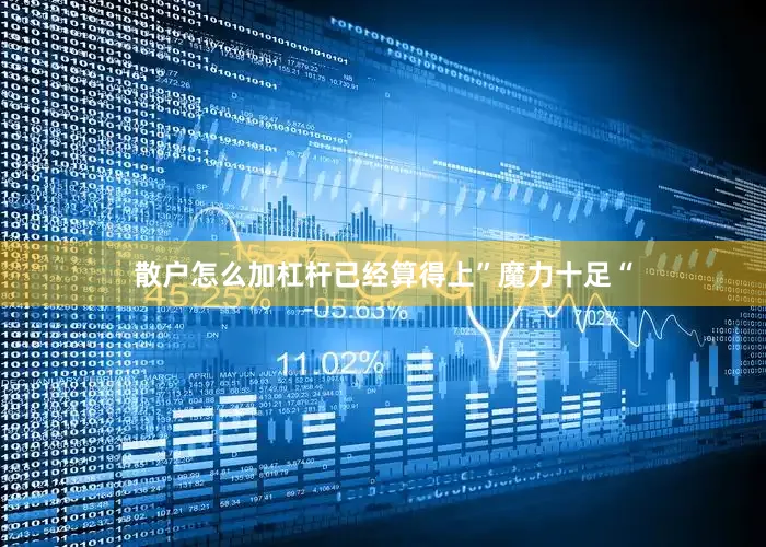 散户怎么加杠杆已经算得上”魔力十足“