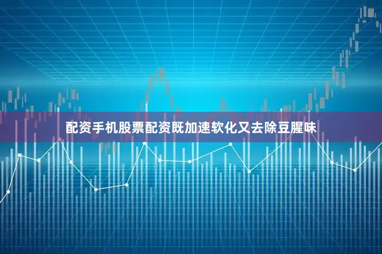 配资手机股票配资既加速软化又去除豆腥味